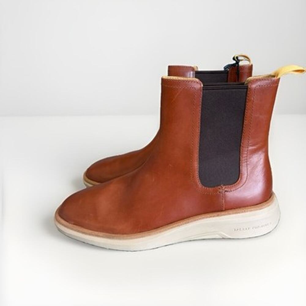 Sperry Top-Sider Men’s Gold Cup Commodore PLUSHWAVE Chelsea Boot Tan Size 12